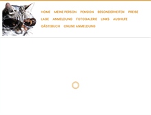 Tablet Screenshot of katzenpension-apollo.ch